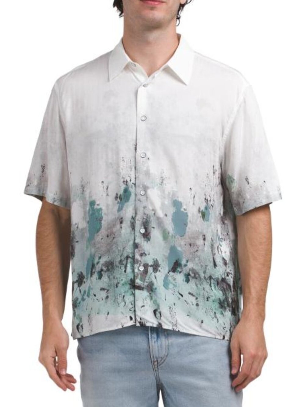 RAG & BONE Printed Dalton Short Sleeve Shirt